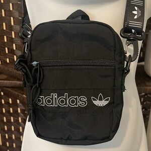 Adidas Sling Bag Over the Shoulder Adjustable Strap Black